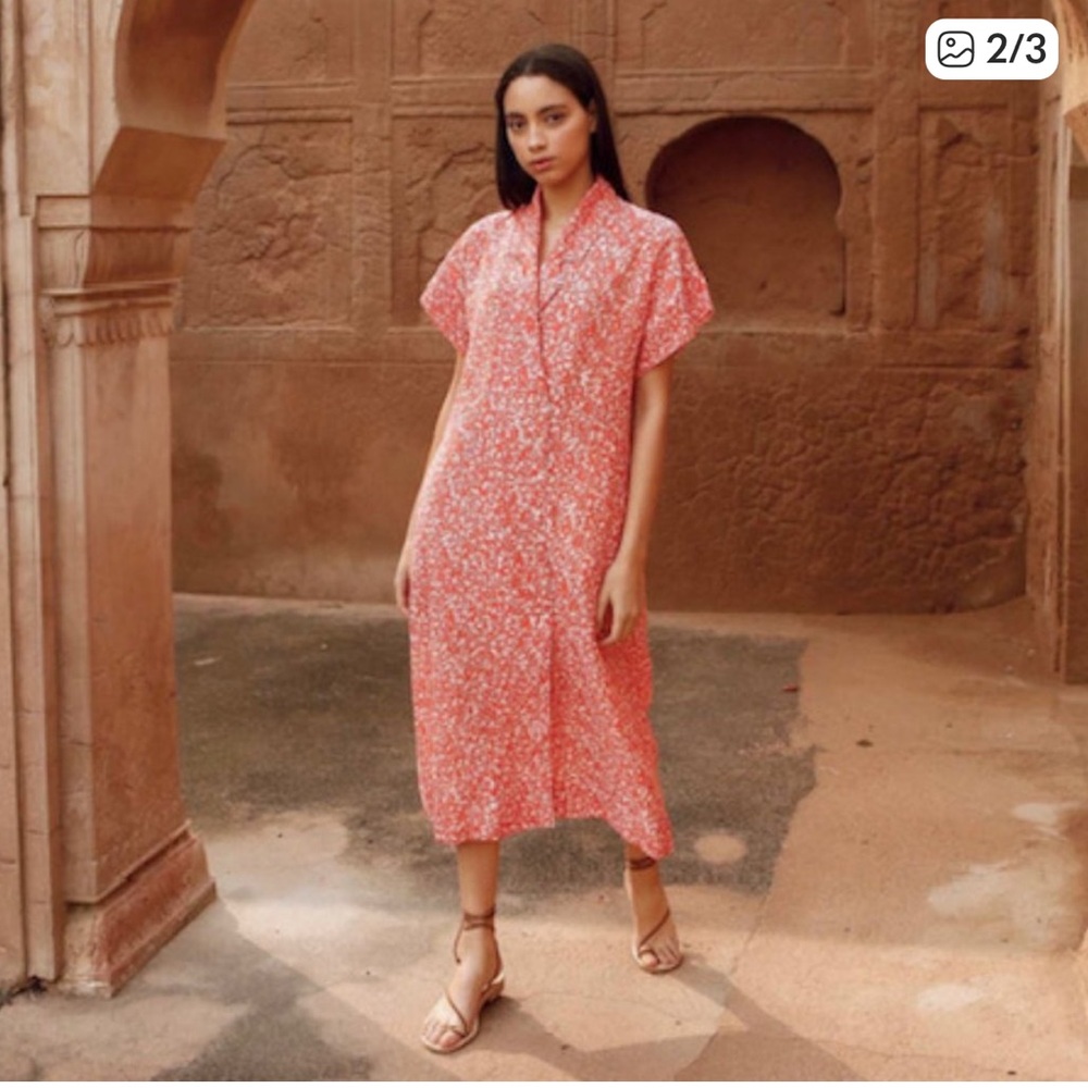 Mirth Mendoza Dress in Poppy red size small